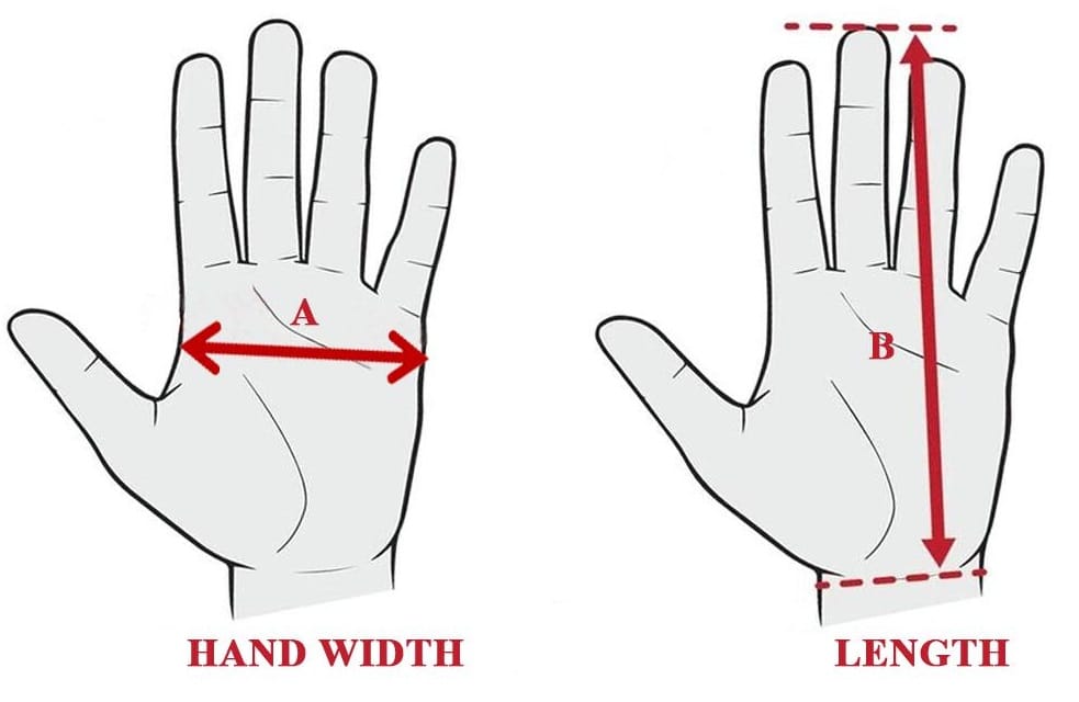 Hand Glove Size Measuring
