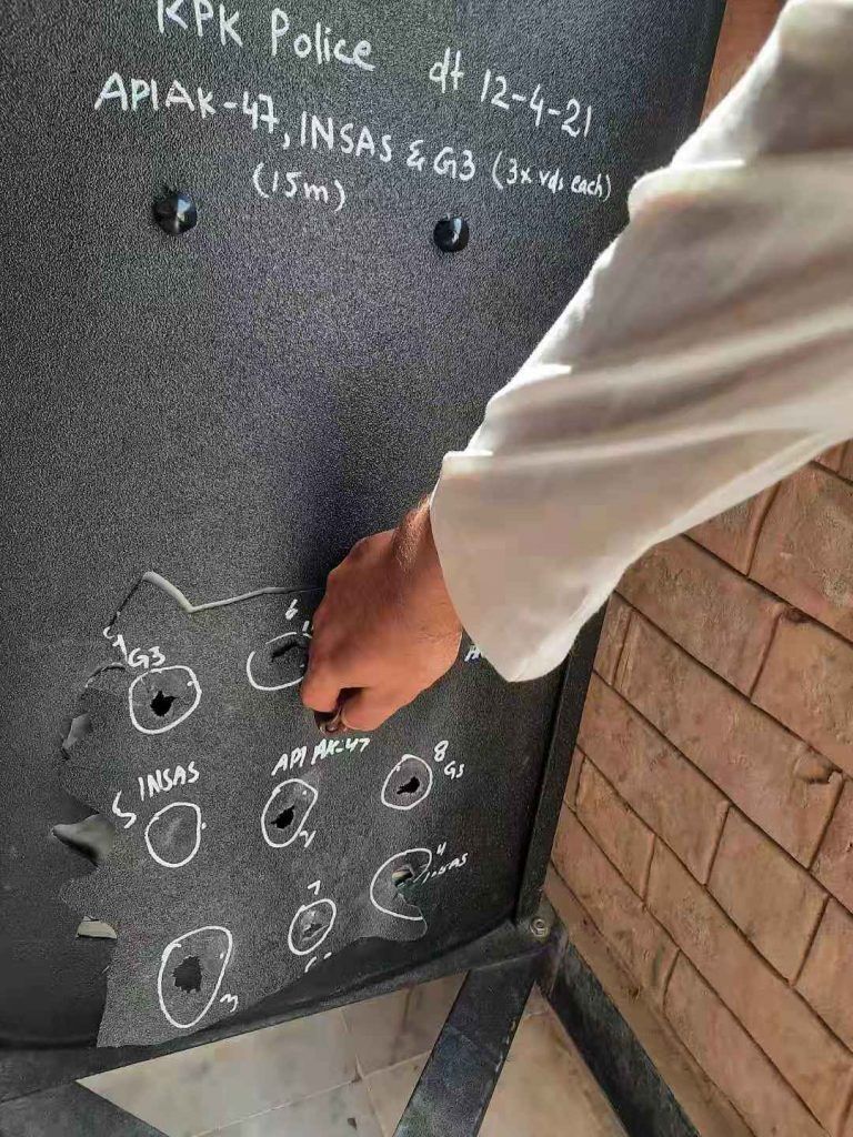 nij level iv bulletproof shield testing (2)